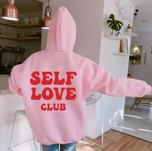 Self Love Club Hoodie - Pink
