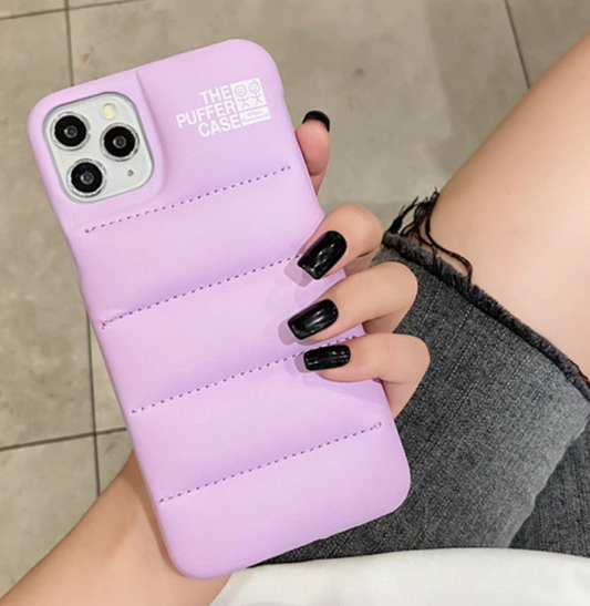 PUFFER CASE Purple Phone Case