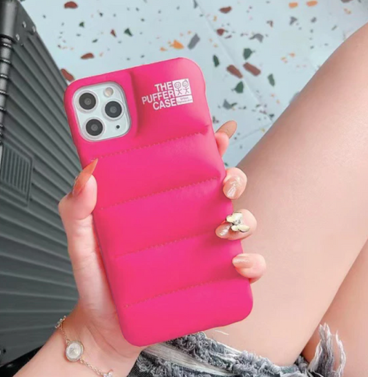 PUFFER CASE Pink Phone Case